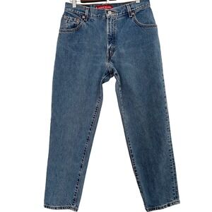 Vintage Levis 550 Jeans Classic Relaxed Tapered Leg Denim Blue Modern Sz 6 short